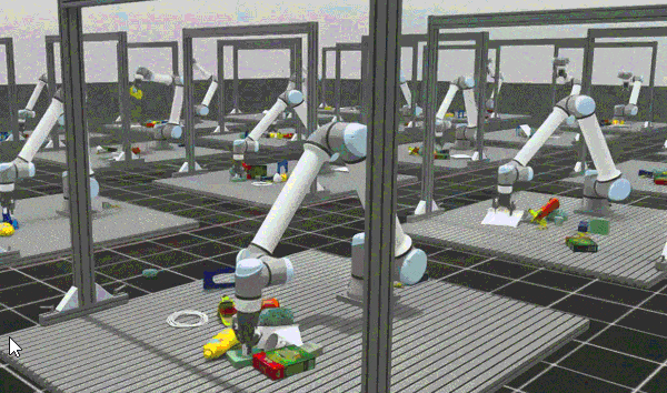 MetaIsaacGrasp Simulation